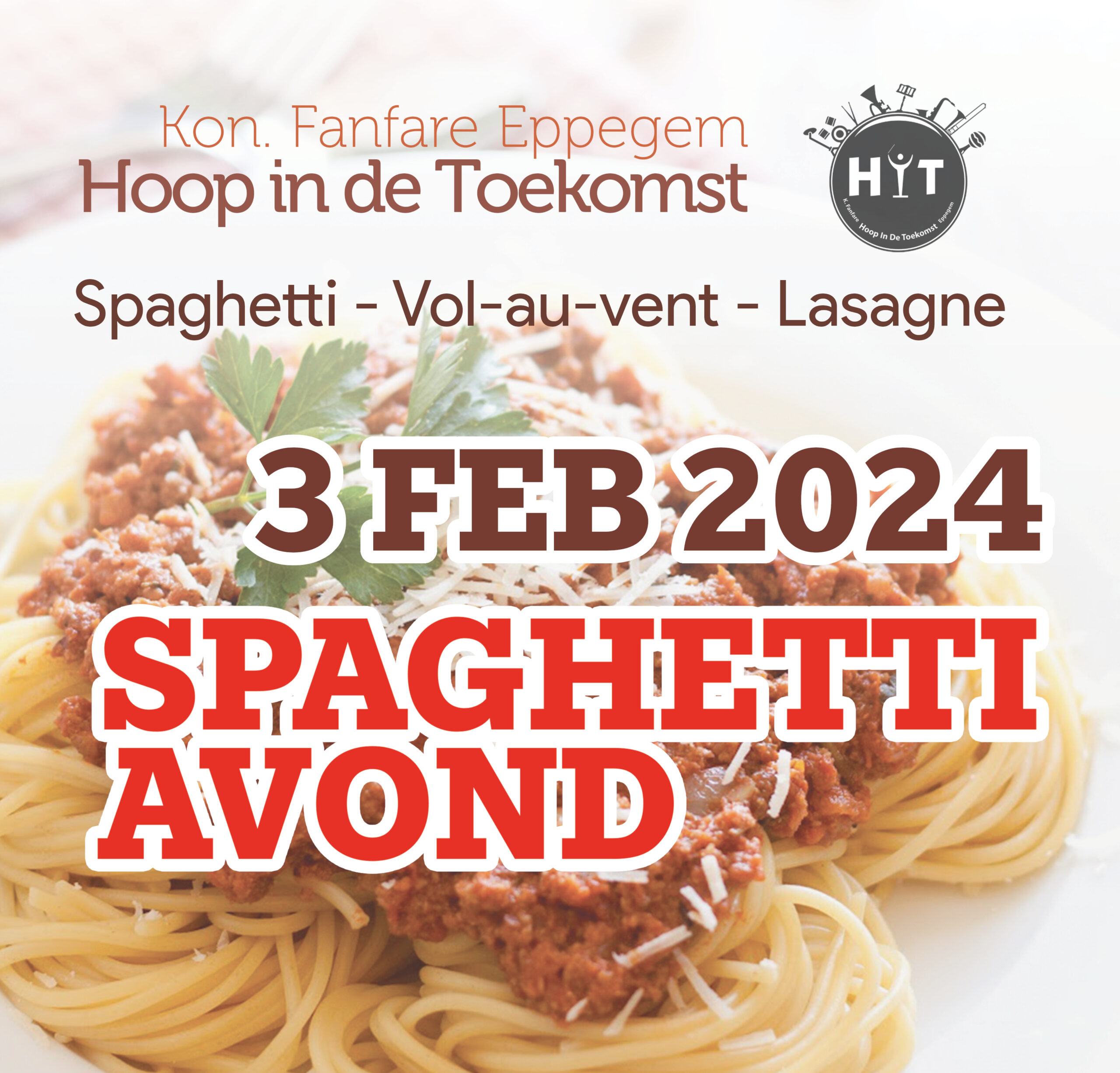 Spaghetti avond 2024 eppegem fanfare hoop in de toekomst
